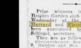 Source clipping for: The Garden Club&rsquo;s flower shows